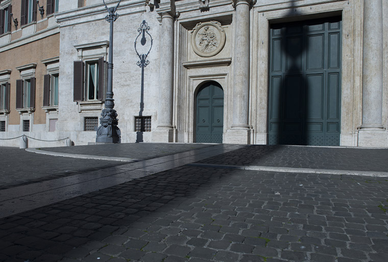 Restauro Piazza Monte Citorio Roma