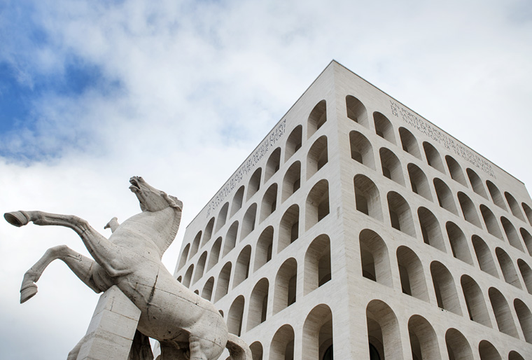 Restauro conservativo Palazzo della Civiltà e del Lavoro Roma