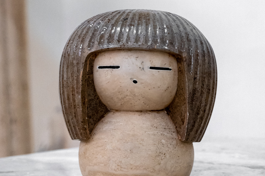 Bambola Kokeshi Short