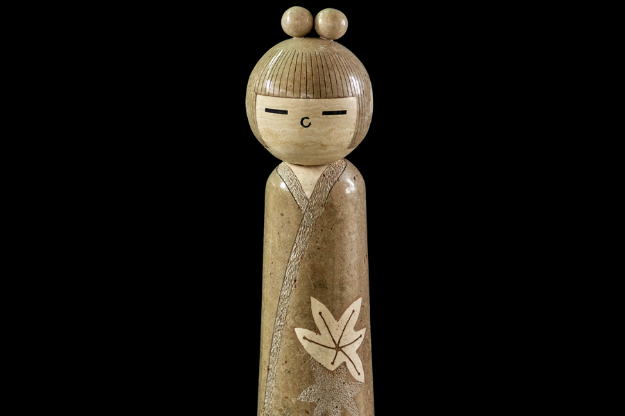 Bambola Kokeshi Ajisai